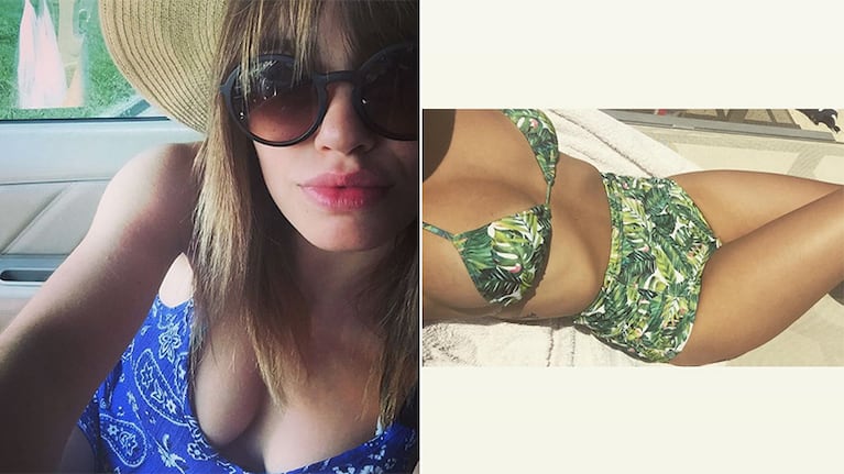 Lali Espósito y su selfie más hot para despedir el 2015: en bikini y con súper curvas