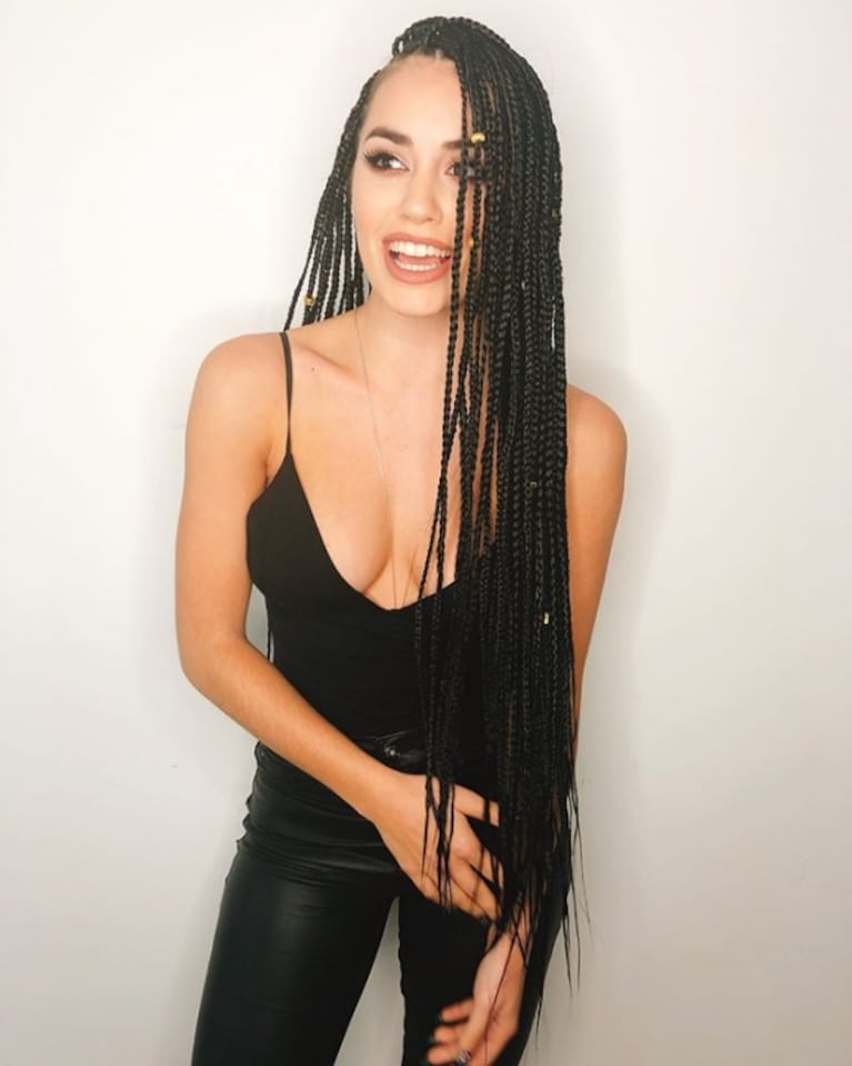 Lali Espósito y un cambio radical de look: se hizo unas trencitas africanas larguísimas
