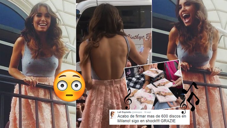 Lali Espósito y un outfit súper hot en Italia (Foto: Instagram)