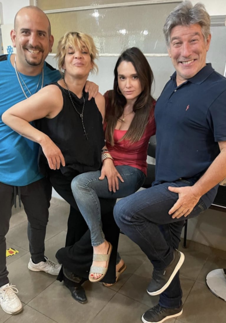 Lali González compartió las fotos más divertidas del back de La 1-5/18: "Mi día a día"