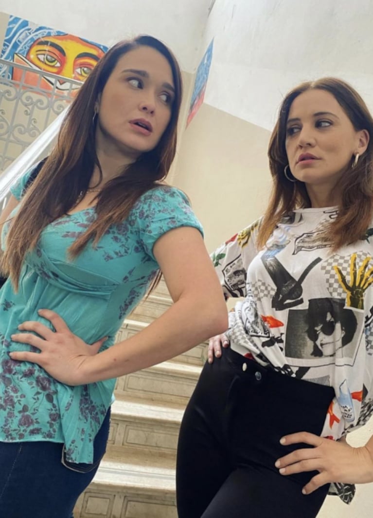 Lali González compartió las fotos más divertidas del back de La 1-5/18: "Mi día a día"