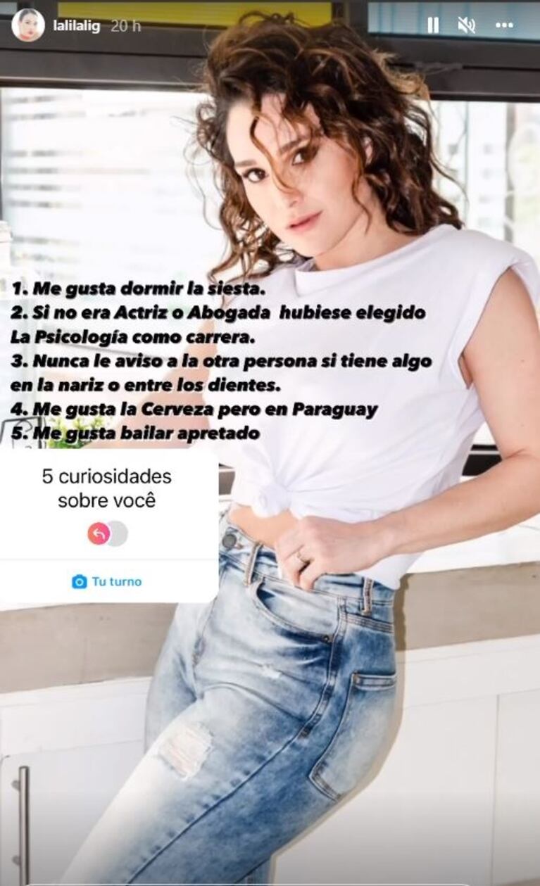 Lali González confesó 5 curiosidades sobre ella: "Me gusta bailar apretado"