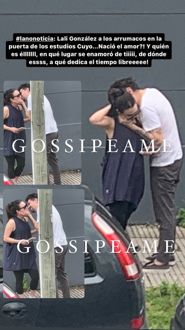 Lali González y nuevo novio (Captura de Instagram)