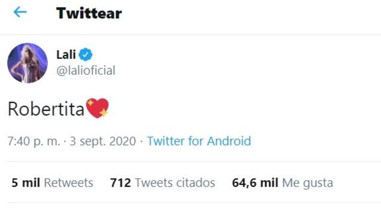 Lali, impactada tras la reaparición en TV de Robertita, su personaje en Floricienta: "Todo lo que viví después es magia"