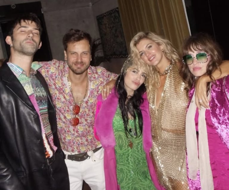 Lali, Pedro, Cande y Andrés asistieron al cumple de Mery. Foto: IG | juariu