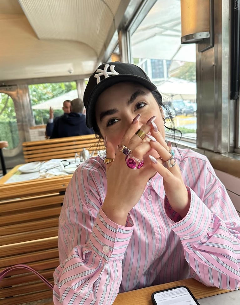 Lali y Pedro en Nueva York.