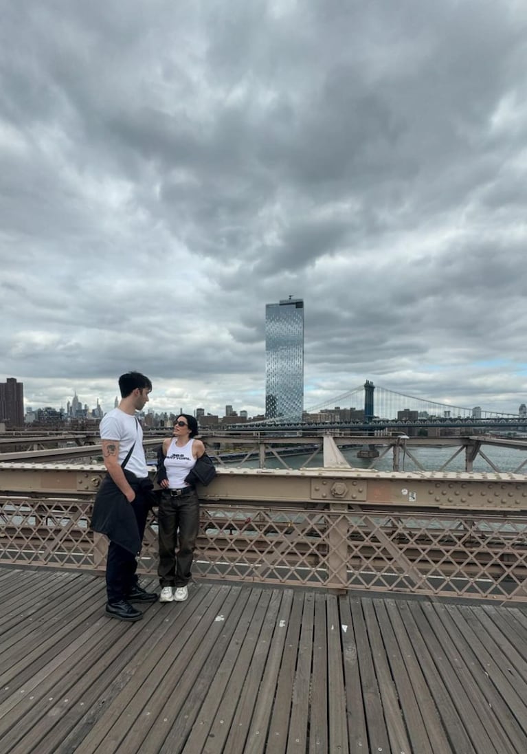 Lali y Pedro en Nueva York.