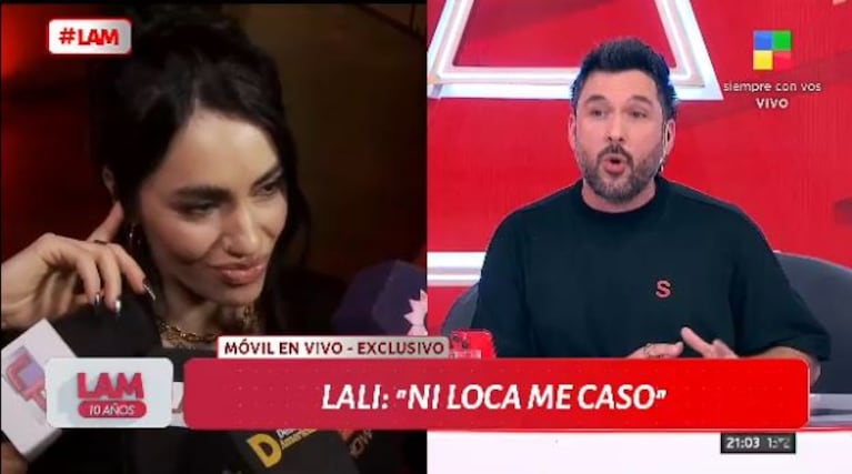 Lali y Pepe Ochoa. Foto: captura América TV