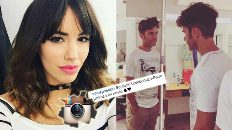 Lali y un original piropo a Mariano por su nuevo look (Foto: Instagram)