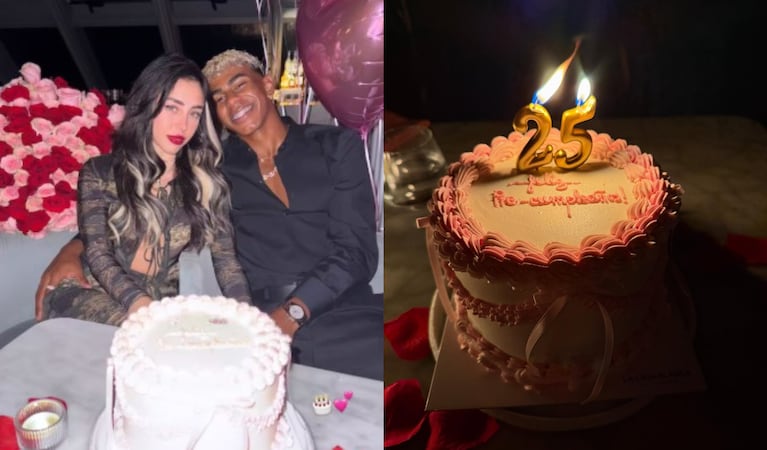 Lamine Yamal sorprendió a Nicki Nicole con un festejo romántico | Créditos: Instagram @nicki.nicole @lamineyamal
