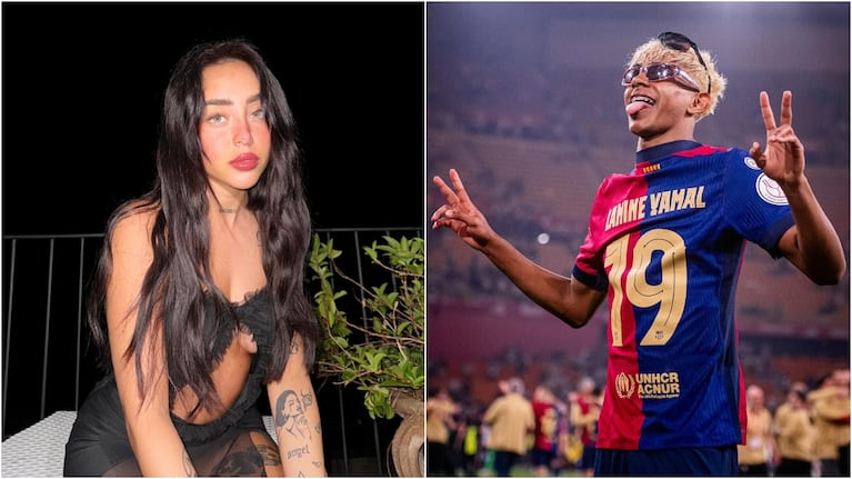 Lamine Yamal y Nicki Nicole confirmaron su romance con una foto en Instagram. Crédito: Instagram