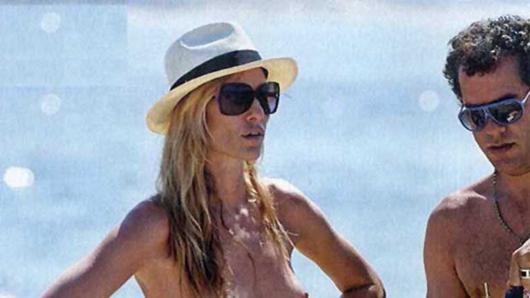 Lara Bernasconi y Marcelo Fernández Barón en Punta del Este. (Foto: Gente)