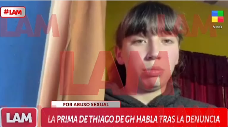 Lara, la prima de Thiago Medina, en LAM: