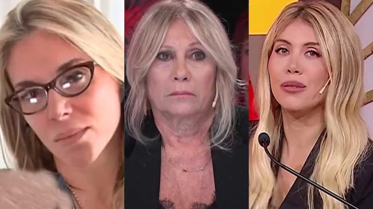 Lara Piro, Ana Rosenfeld y Wanda Nara (Fotos: capturas Eltrece, Telefe y América TV)