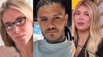 Lara Piro, Mauro Icardi y Wanda Nara