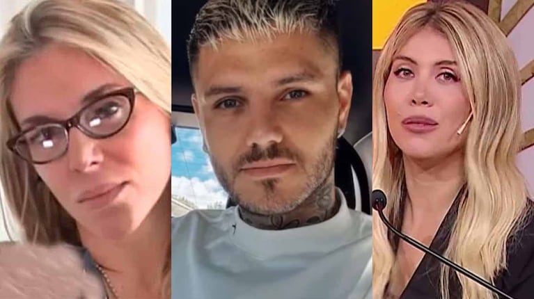 Lara Piro, Mauro Icardi y Wanda Nara