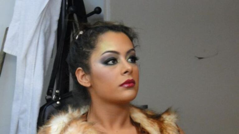 Larissa Riquelme, en el back de la producción (Foto: Ideas del Sur).