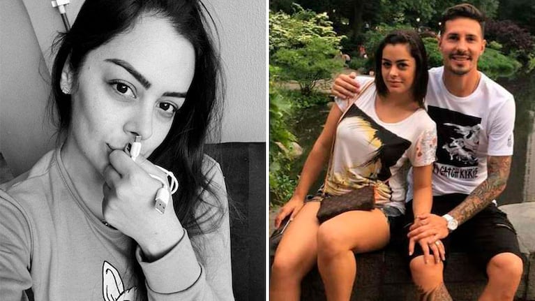 Larissa Riquelme y Jonathan Fabbro (Fotos: Instagram)