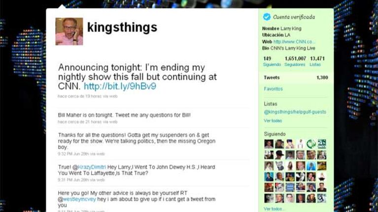 Larry King le dijo chau a la tele