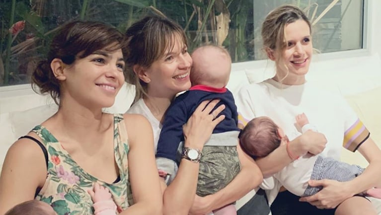 Las actrices hicieron que sus hijos se conocieran. 