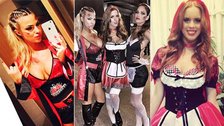 Las azafatas de Guido Kaczka se divirtieron en Halloween (Foto: Instagram)