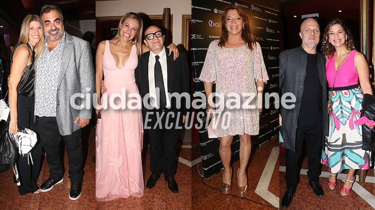 Las celebridades dijeron presente en la entrega de premios ACE (Fotos: Movilpress).