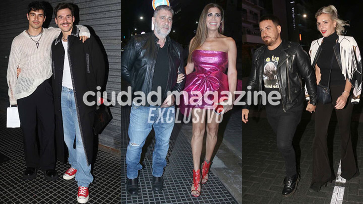 Las celebridades dijeron presente en la obra Kinky Boots (Fotos: Movilpress). 