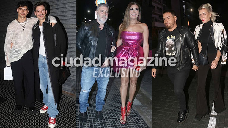 Las celebridades dijeron presente en la obra Kinky Boots (Fotos: Movilpress).