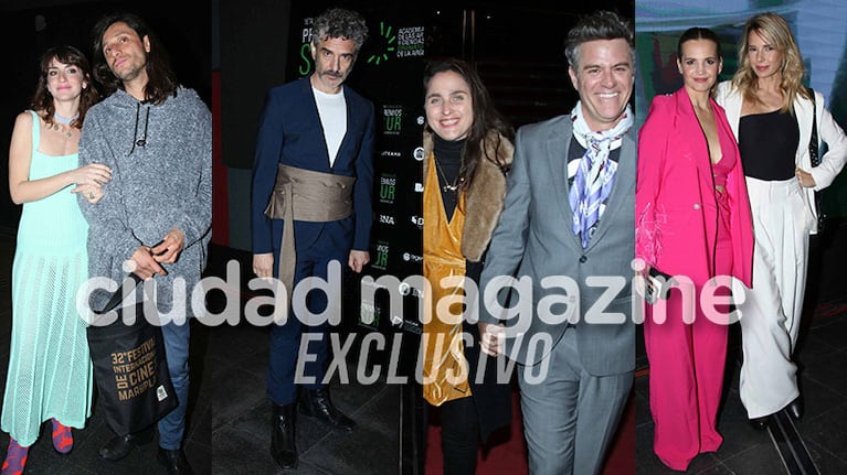Las celebridades en la entrega de Premios Sur (Fotos: Movilpress).