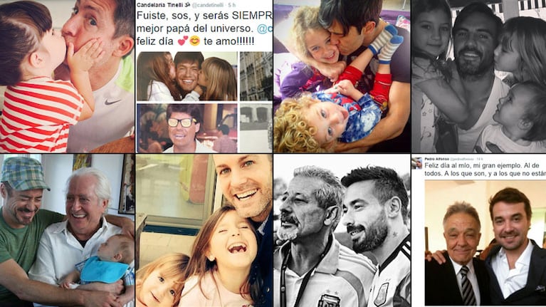 Las celebrities festejaron el Día del Padre en todo el mundo. (Foto: Instagram)