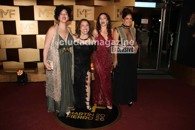 Las Chicas de la Culpa: Natalia Carulias, Malena Guinzburg, Fernanda Metilli y Connie Ballarini (Foto: Movilpress)
