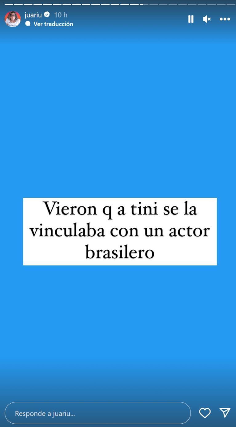 Las coincidencias entre Tini Stoessel y el actor brasileño André Lamoglia que potenciaron rumores de romance