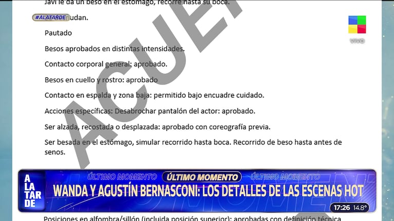 Las condiciones de Wanda Nara para su película erótica.