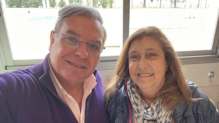 Las conmovedoras palabras de Pamela David a Carlos Monti por la muerte de su esposa, Silvia