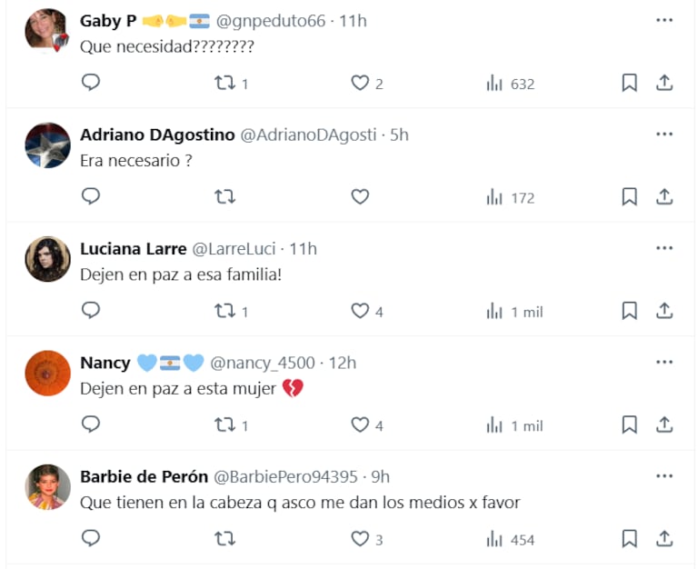 Las críticas al posteo de SQP (Foto: captura de X).