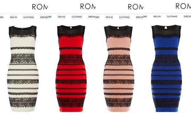 Las cuatro opciones a la venta: marfil y negro, rojo escarlata y negro, rosa y negro y... azul real y negro. (Fotos: www.romanoriginals.co.uk) 