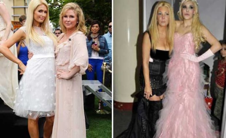 Las diferencias y similitudes entre Paris Hilton y Charlotte Caniggia. (Foto: Web)