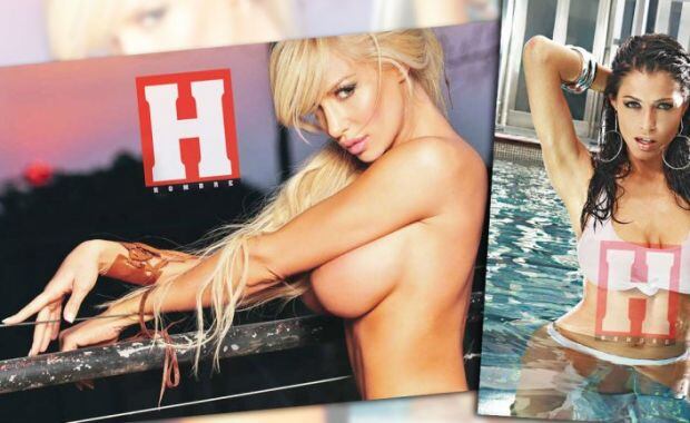 Las diosas de los diez años de la revista H (Foto: revista Hombre).