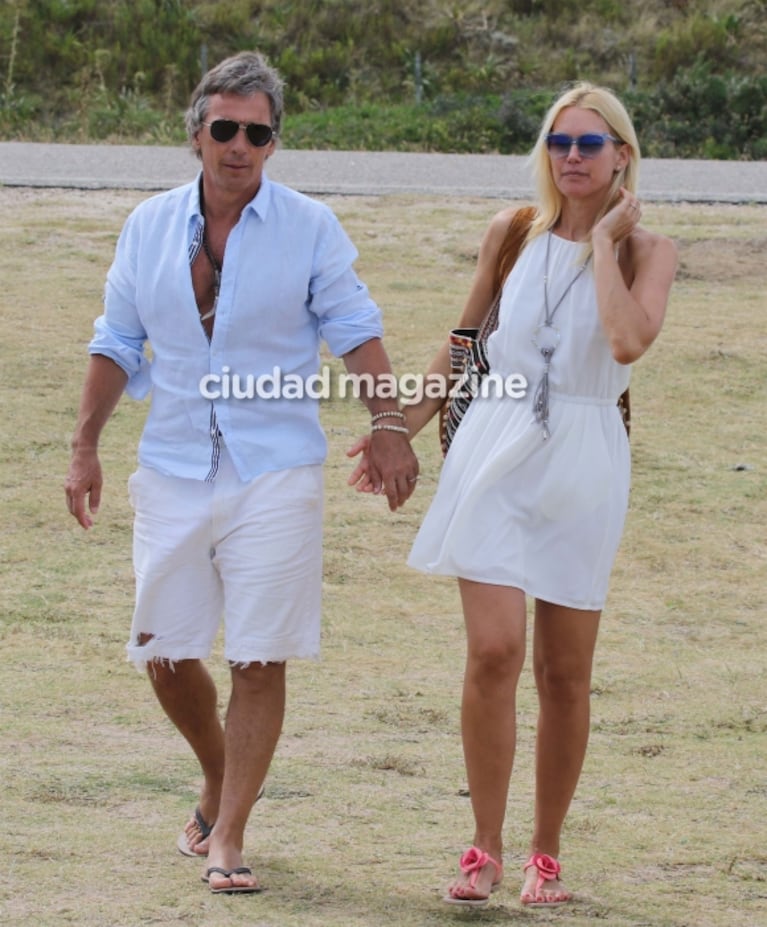 Las divertidas vacaciones de Adrián Suar junto a su hija Margarita y Gustavo Bermúdez en Punta: juegos en familia y paseo en lancha con amigos