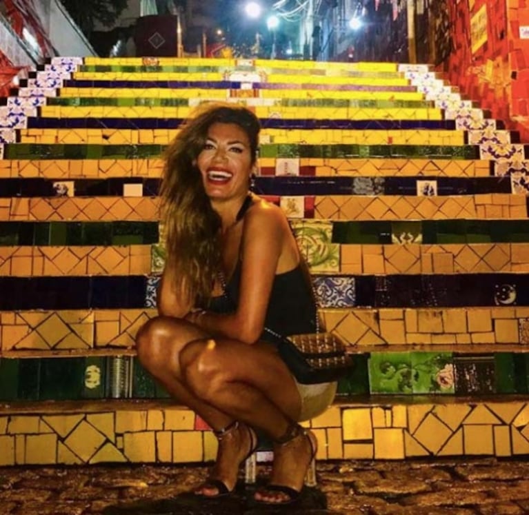 Las divertidas vacaciones de Florencia de la Ve con amigos en Río de Janeiro: "La vida es maravillosa"
