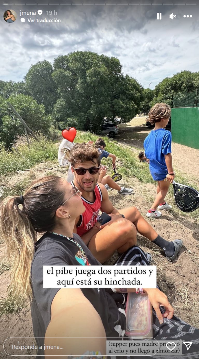 Las divertidas vacaciones de Jimena Barón, su hijo y su novio en Necochea: tenis, manjares dulces y mucho amor