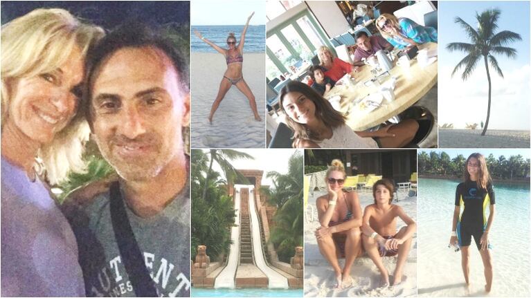 Las divertidas vacaciones de Yanina Latorre con su familia en Bahamas (Fotos: Instagram)