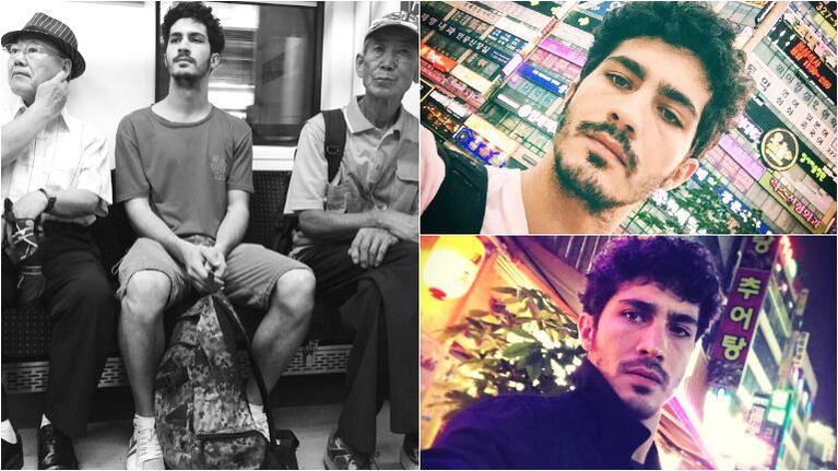 Las divertidas vacaciones del Chino Darín en Asia (Fotos: Instagram)