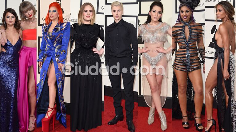 Las divos y divos de la música en los Grammy 2016 (Fotos: AFP).