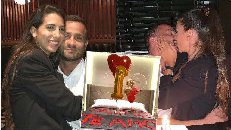 Las dulces palabras de Cinthia Fernández a Martín Baclini en su primer aniversario de novios (Fotos: Instagram y Captura de Instagram Stories)