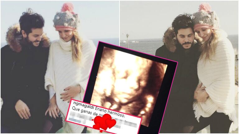Las dulces palabras de Nicolás Magaldi dedicadas a su bebé en camino (Fotos: Instagram)