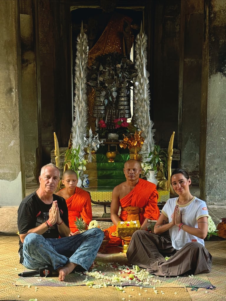 Las espectaculares fotos de Flor Jazmín Peña en Camboya con Marley | Créditos: Instagram @florjazminpe