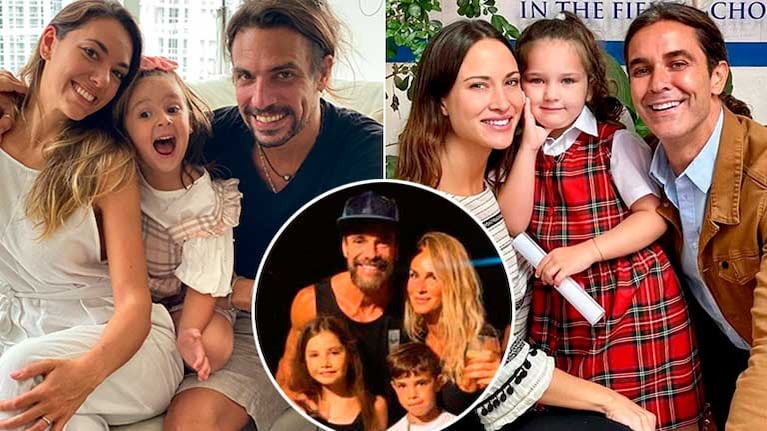 Las ex parejas sae reunieron en Navidad junto a sus hijos