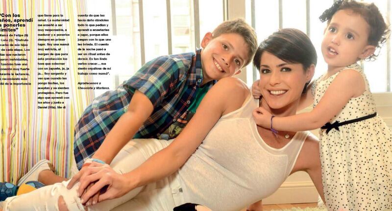 Las famosas posaron para Gente en el Día de la Madre. Foto: Gente