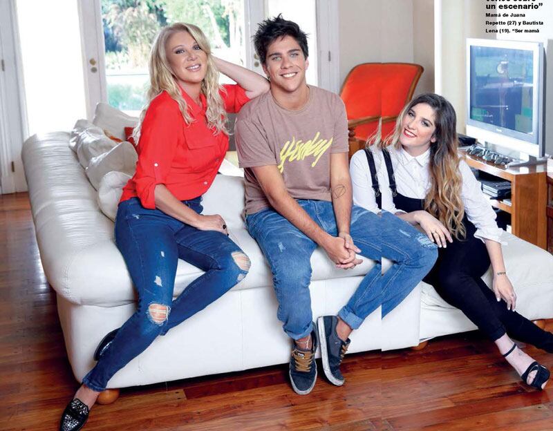 Las famosas posaron para Gente en el Día de la Madre. Foto: Gente